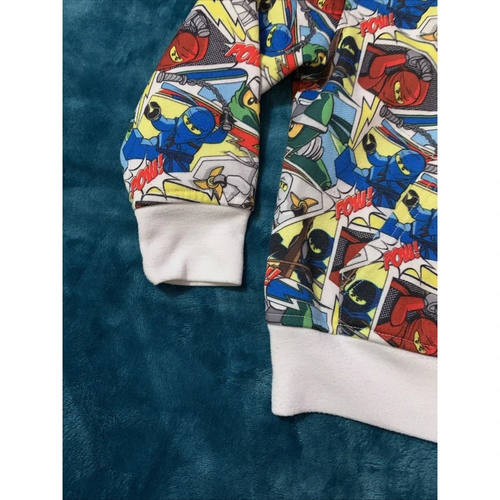 Lego Ninjago Full‎ Zip Hooded Sweatshirt Size 4 Boys